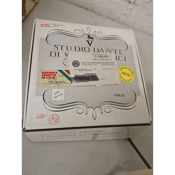 Studio Dante Di Volteradici LE Collectible 8" Plate Madonna & Children - Picture 3 of 4